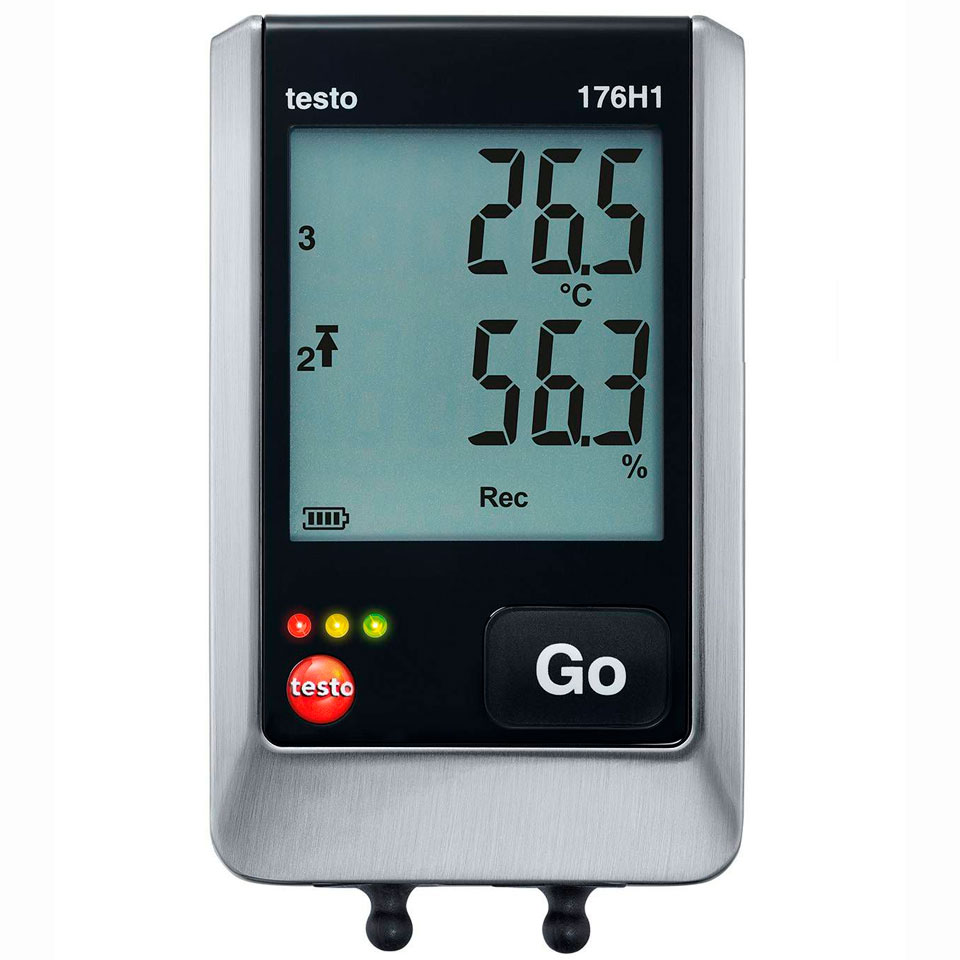 Логгер данных температуры и влажности Testo 176 H1: фотографии