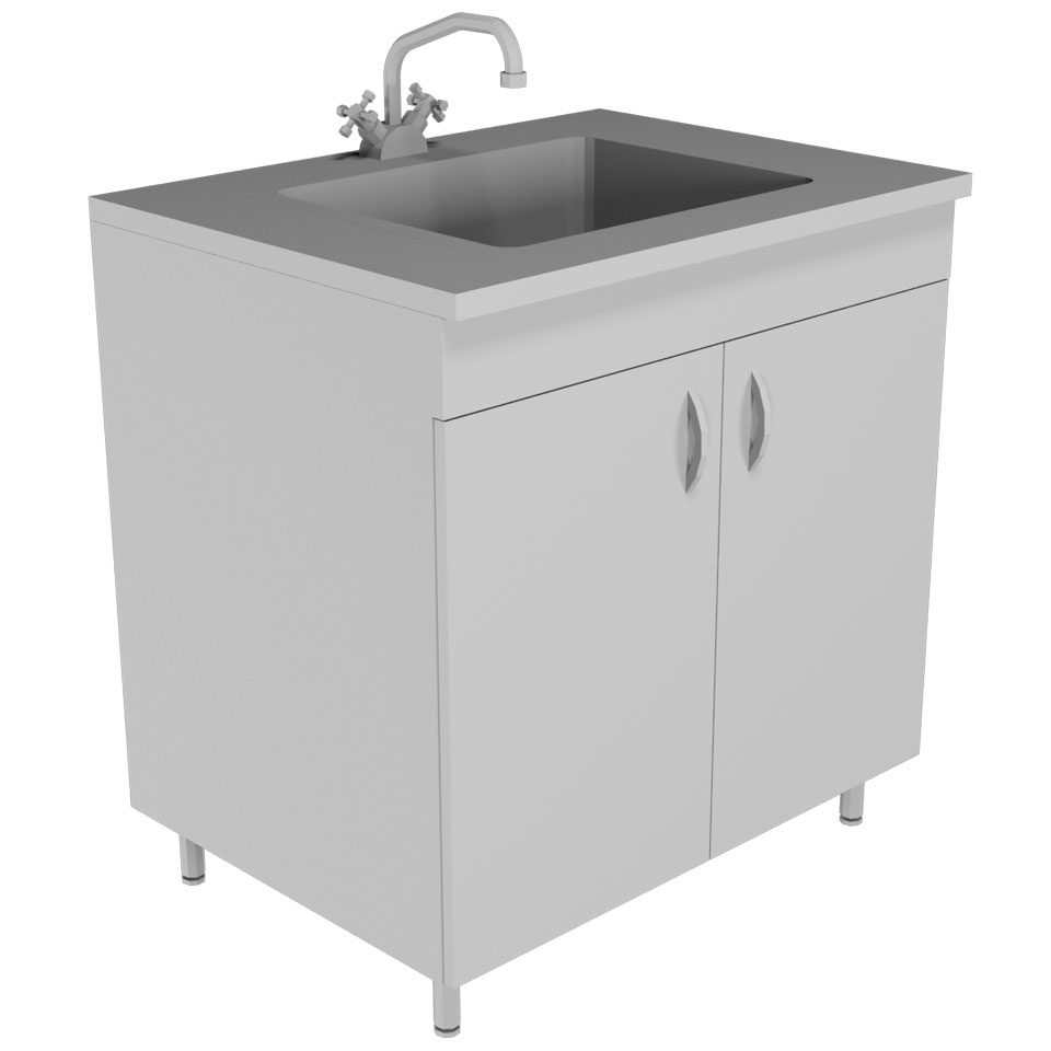 Лабораторный стол-мойка НВ-800 МОП фото2