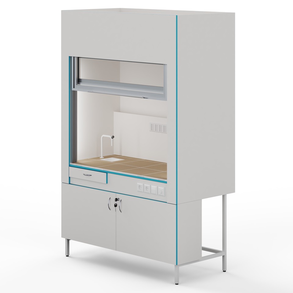 Вытяжной шкаф Теолаб ШВ-1500 КГ-С-Комфорт фото1