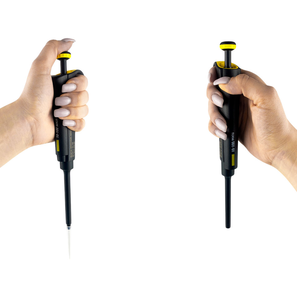 Дозатор Ленпипет БЛЭК 10-100 мкл фото3