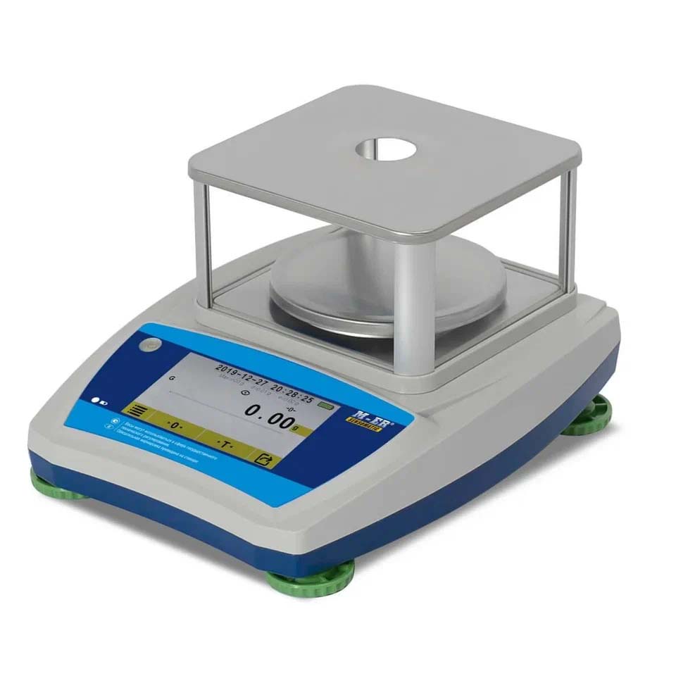 Весы лабораторные MERTECH M-ER 123 ACFJR-300.005 SENSOMATIC TFT (300 г, 0,005 г, внешняя калибровка): фотографии