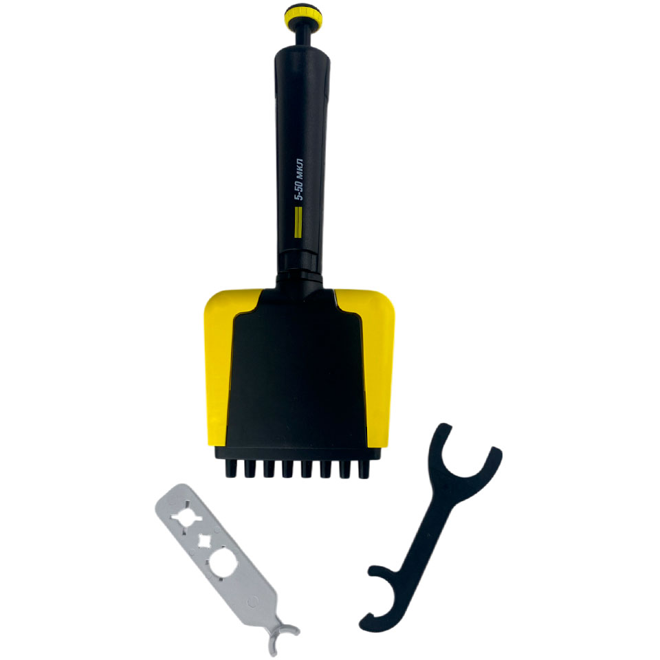 Дозатор Ленпипет БЛЭК 5-50 мкл, 8-каналов фото3