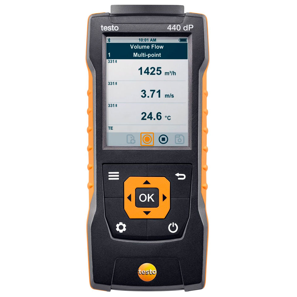 Многофункциональный прибор для оценки качества воздуха Testo 440 dP фото1