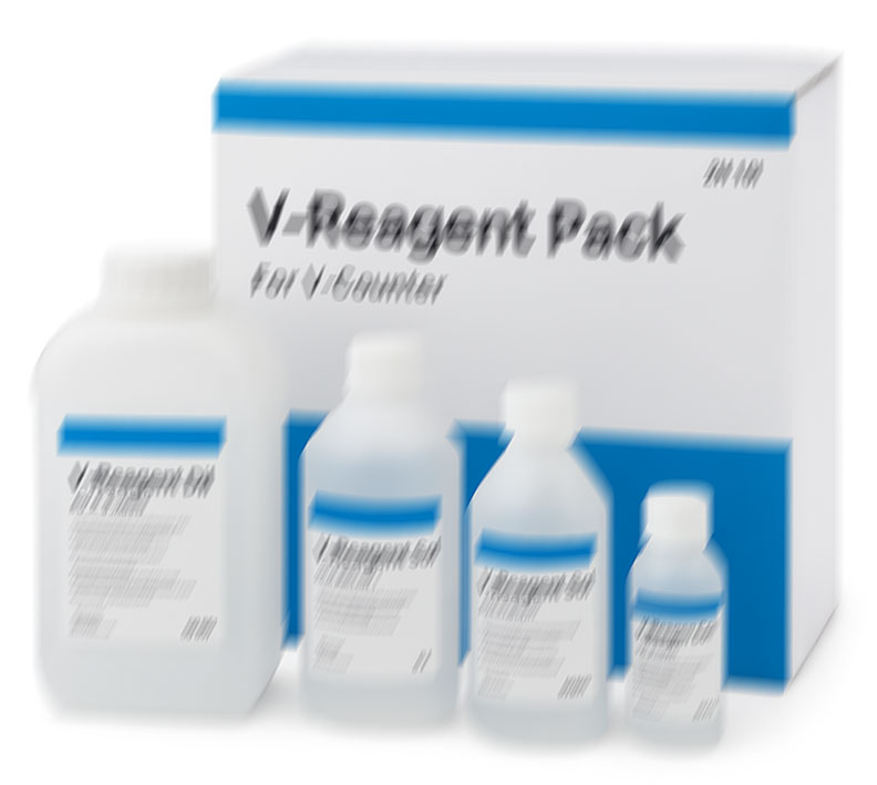Набор реагентов V-Reagent Pack на 1800 тестов (в закрытом режиме) для анализатора V-Counter фото1 Набор реагентов V-Reagent Pack на 1800 тестов (в закрытом режиме) для анализатора V-Counter фото1