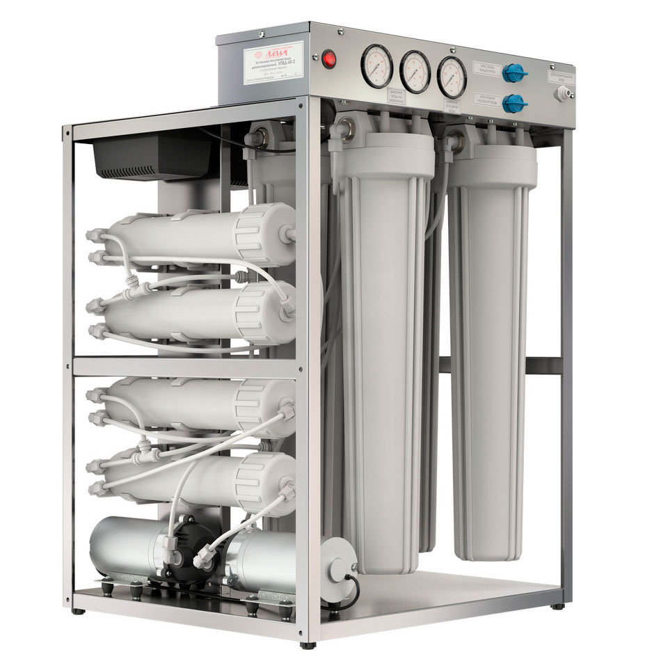 Установка получения деионизированной воды Ливам УПВД-60-2 фото1