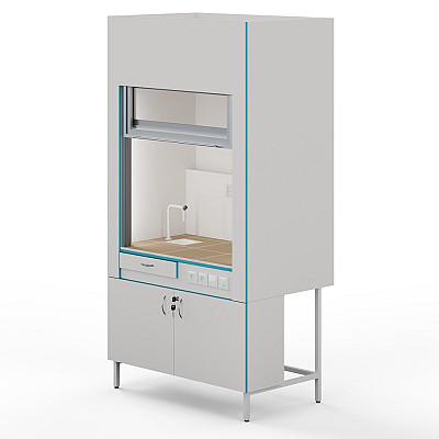 Вытяжной шкаф Теолаб ШВ-1200 КГ-С-Комфорт: фотографии