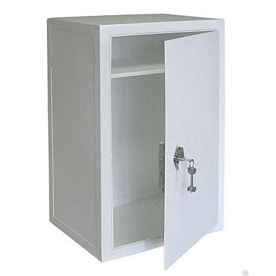 Медицинский шкаф (сейф) для хранения медикаментов/хим. реактивов СХМ-01: фотографии