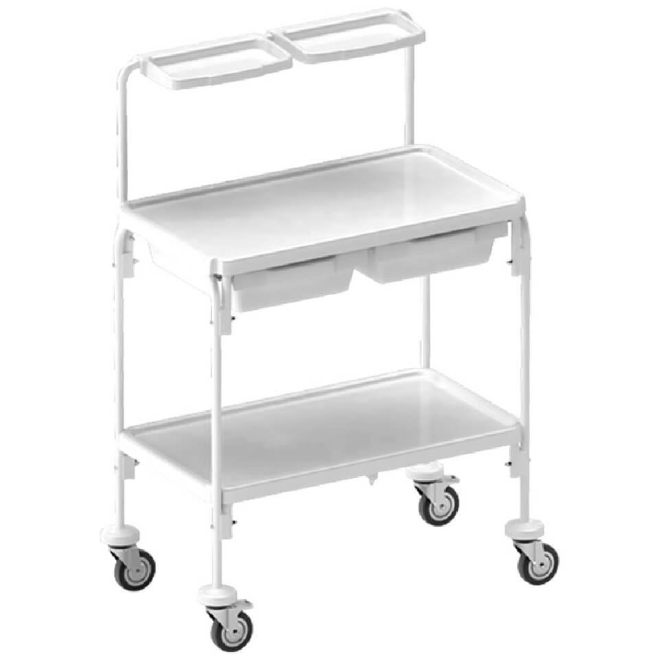 Медицинская инструментальная тележка ТИ-2-ВШ-01-КРОНТ-1  фото1