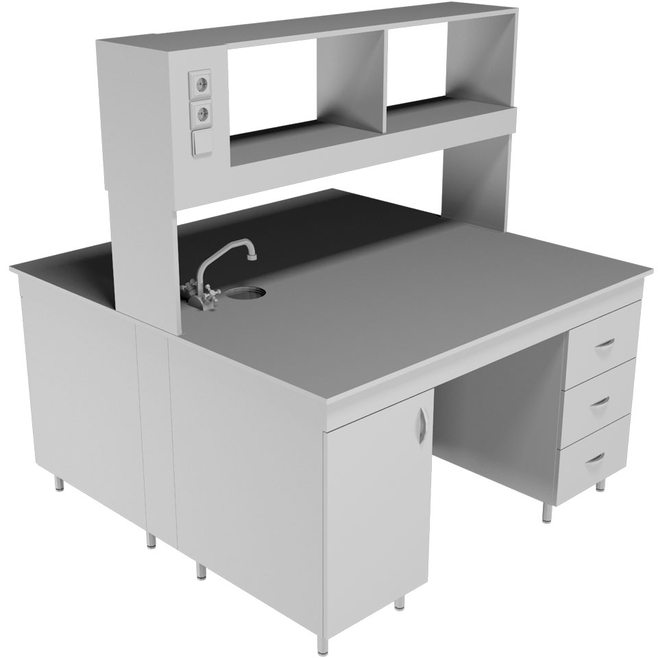 Химический лабораторный стол НВ-1500 ОХ