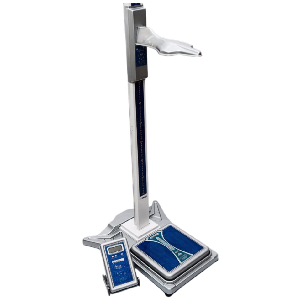 Медицинские напольные весы ТВЕС ВМЭН-200-50/100-Д1-А с ростомером РП фото1