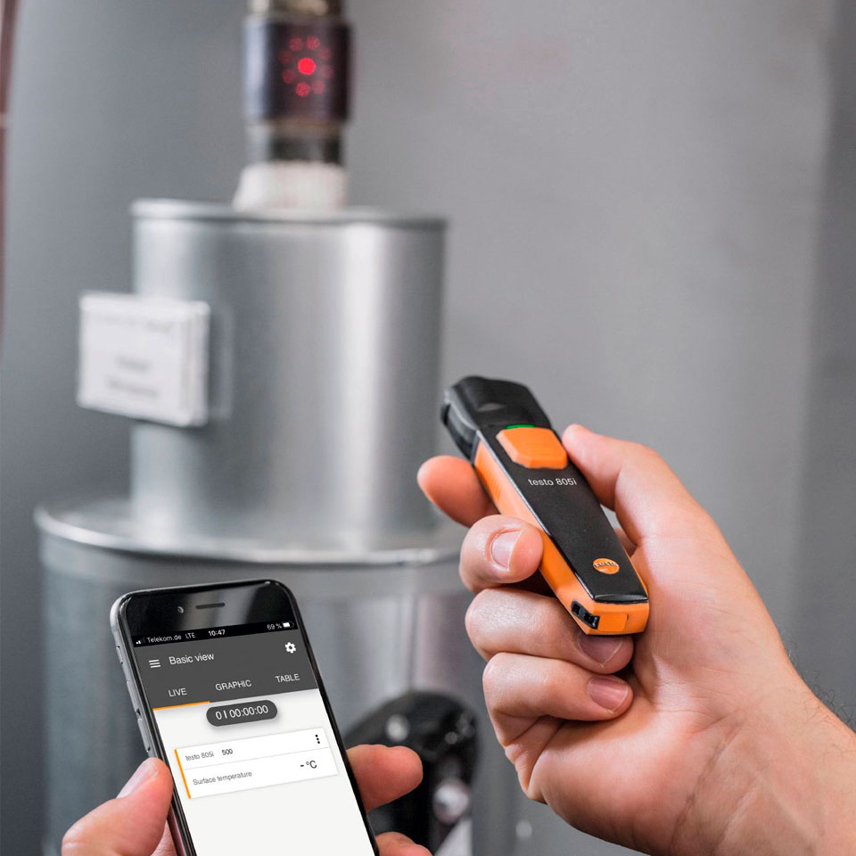 Инфракрасный смарт-термометр Testo 805i фото3