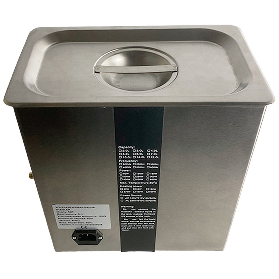 Ультразвуковая ванна Stegler 5DT фото3