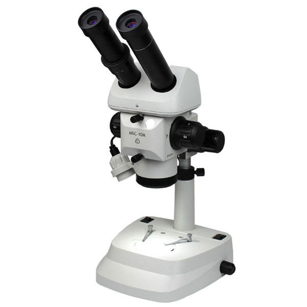 Медицинский бинокулярный стереоскопический микроскоп ЛЗОС МБС-10М фото1