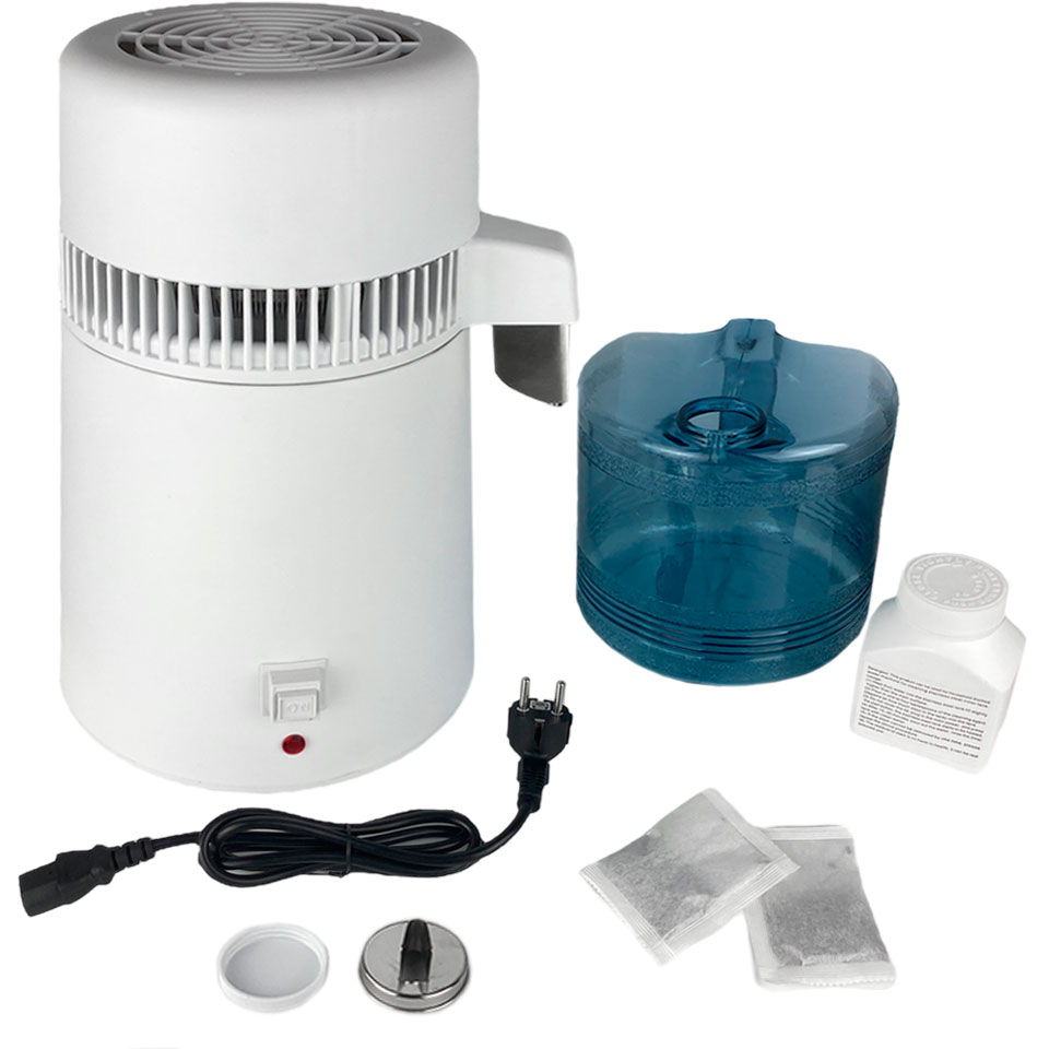 Бытовой настольный аквадистиллятор Stegler BL 9803 с пластиковым приёмником фото6