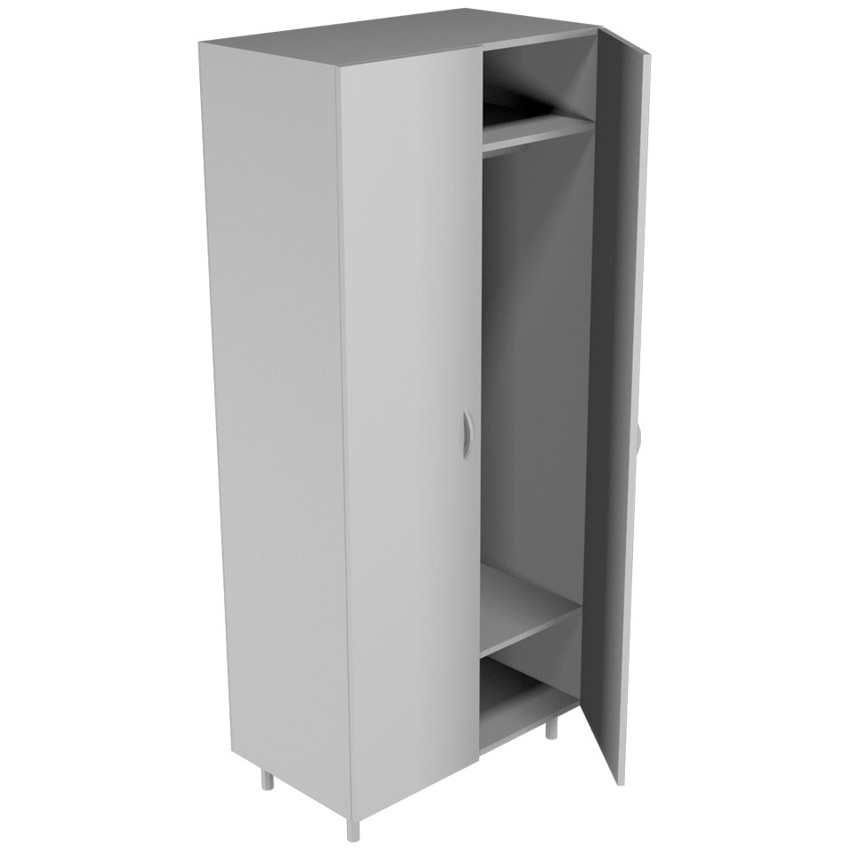 Двухсекционный шкаф для одежды НВ-800 ШО