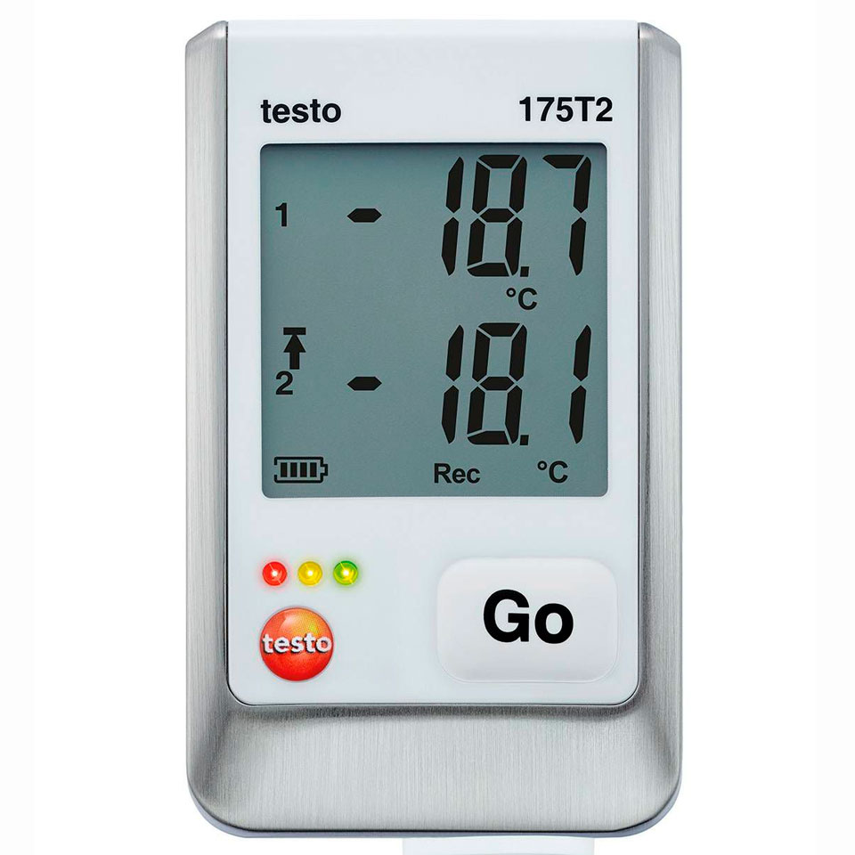 2-канальный логгер данных температуры Testo 175 T2: фотографии