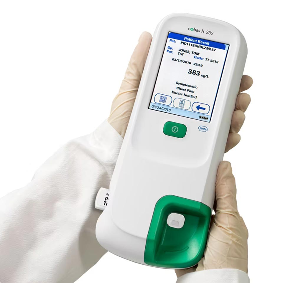 Иммунохимический экспресс-анализатор Roche Cobas h 232 фото2