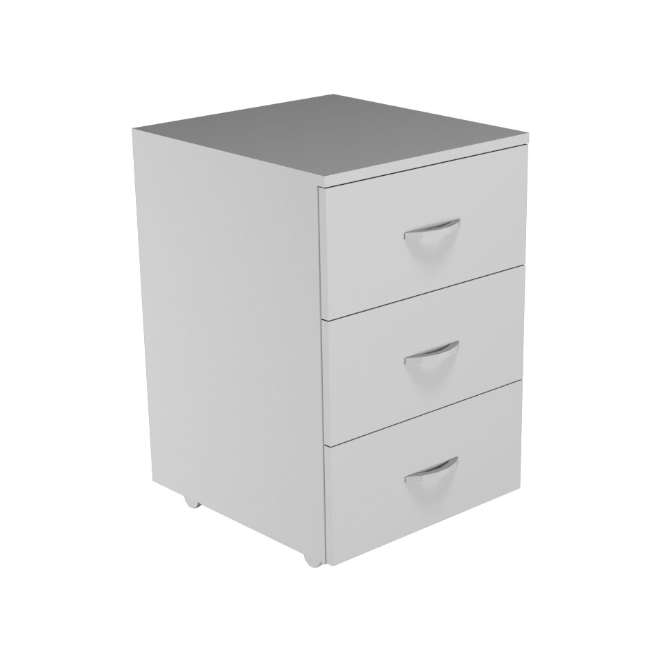 Подкатная тумба с 3 ящиками НВ-400 ТЯ фото1