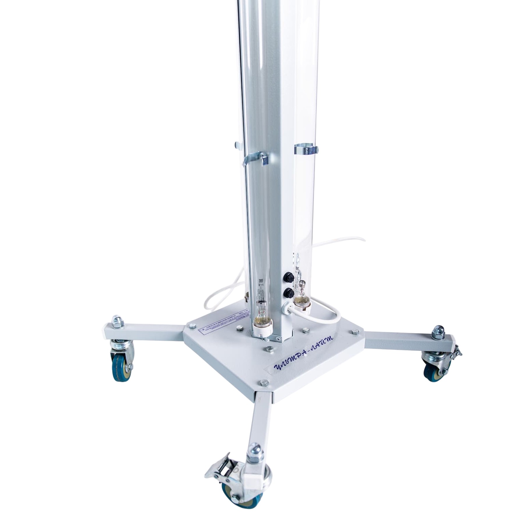 Передвижной бактерицидный трёхламповый напольный УФ-облучатель ОБН-04-Я-ФП фото3