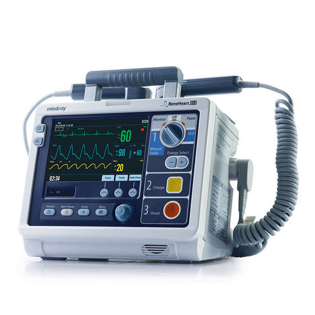 Дефибриллятор-монитор Mindray BeneHeart D3 с функцией электрокардиостимуляции фото1 Дефибриллятор-монитор Mindray BeneHeart D3 с функцией электрокардиостимуляции фото1