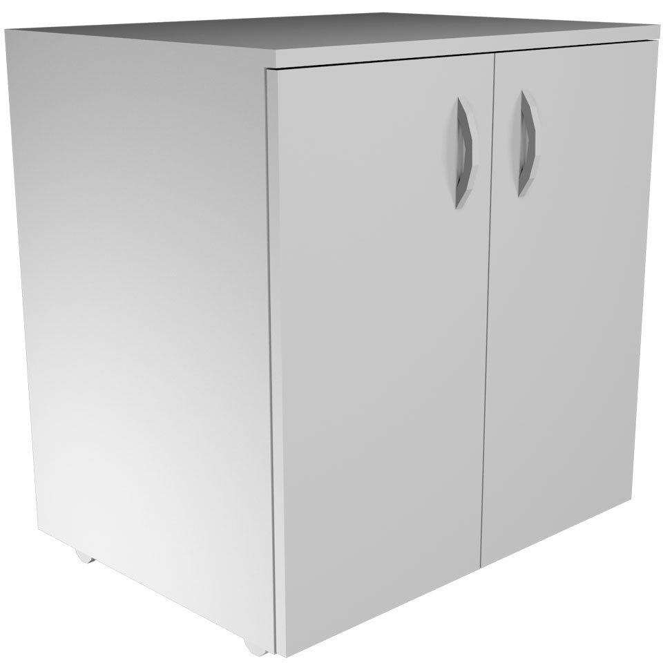 Низкая подкатная тумба с 2 дверцами НВ-600 ТДн