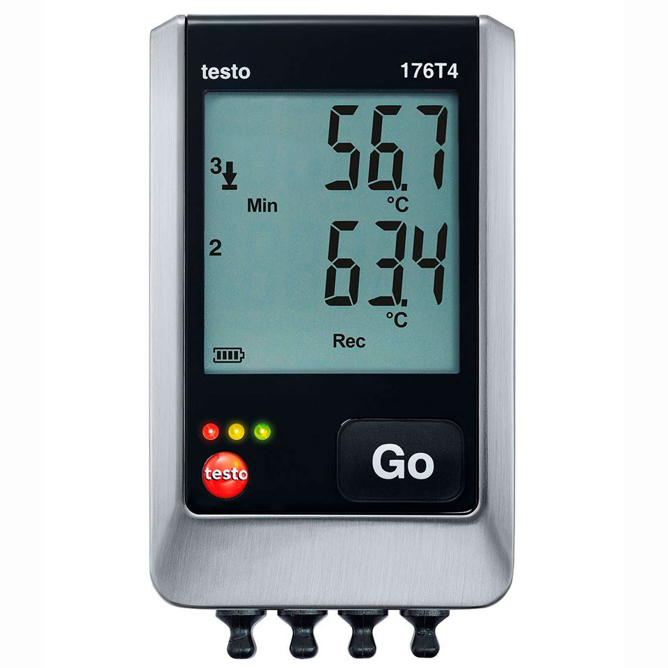 Логгер данных температуры Testo 176 Т4 фото1