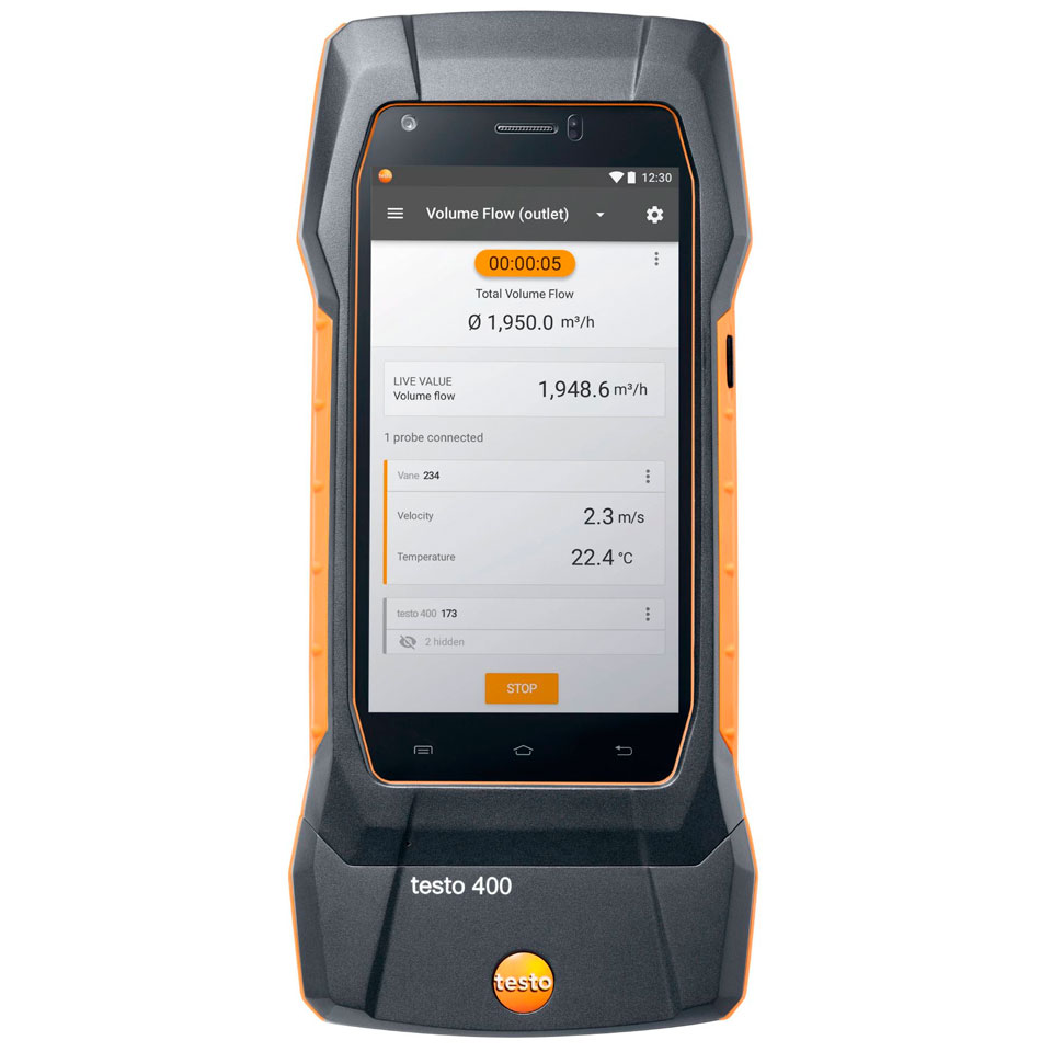 Многофункциональный прибор для оценки качества воздуха Testo 400: фотографии