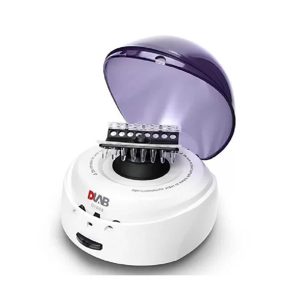 Медицинская центрифуга DLAB D1008 с роторами A8-2 (8×0,2/0,5/1,5/2,0 мл), A4-PCR8 (0,2 мл×16 ПЦР-пробирок или 0,2 мл×2 ПЦР-стрипа) фото1