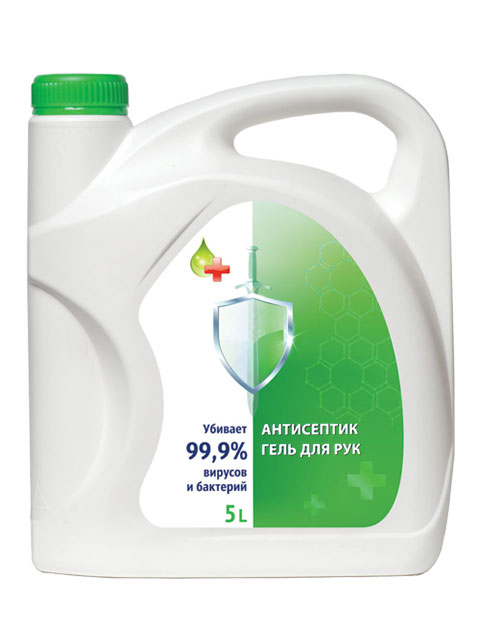 Антисептический гель для дезинфекции рук (5 л) Антисептический гель для дезинфекции рук (5 л): фотографии