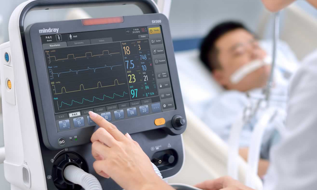 Монитор аппарата ИВЛ Mindray